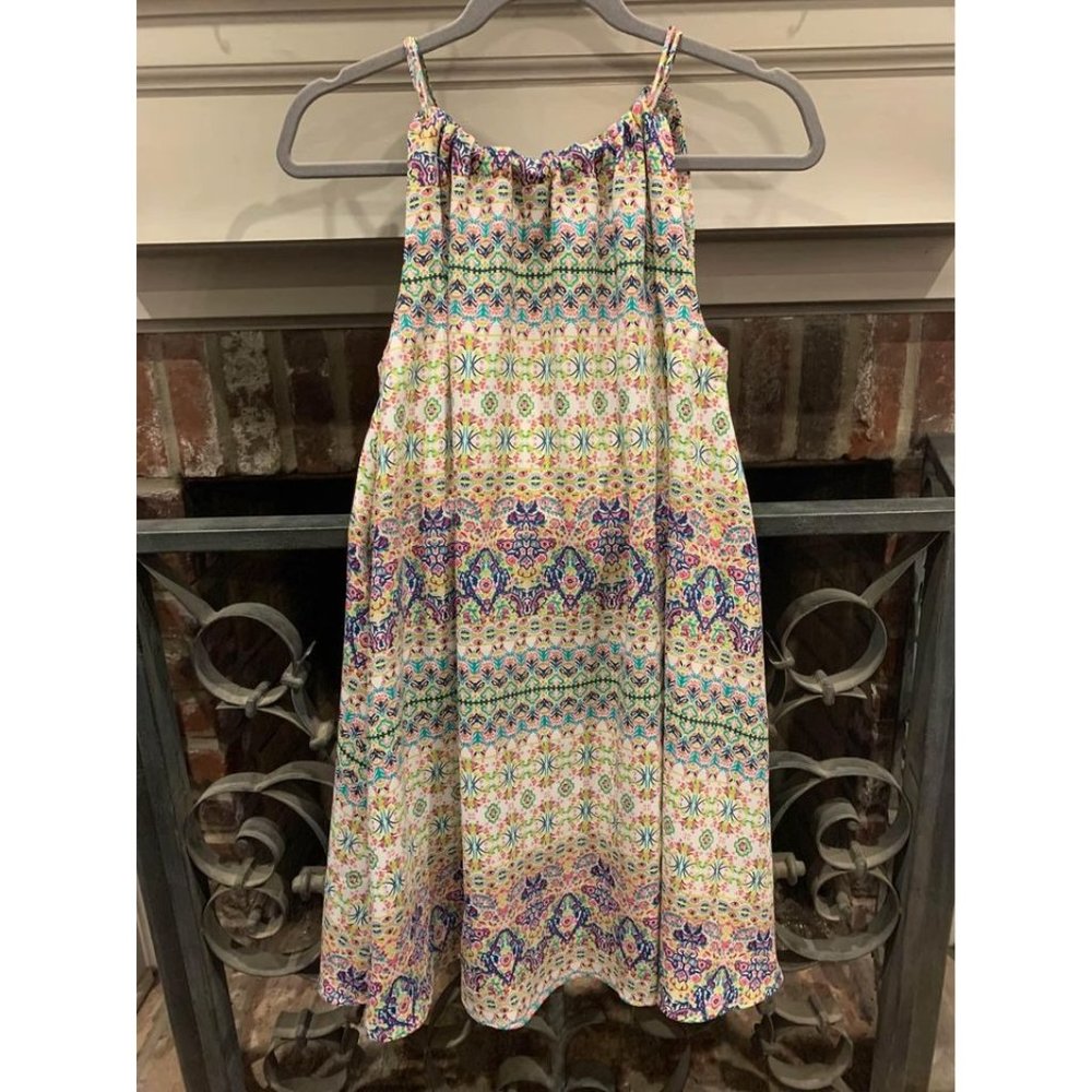 Rachel Ashwell summer floral sheath dress, size women’s 2 (bin C)